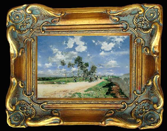 framed  Giovanni Boldini Highway of Combes-la-Ville (nn02), Ta013-2